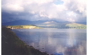 Saleen at High Tide with Cloghane in distance.