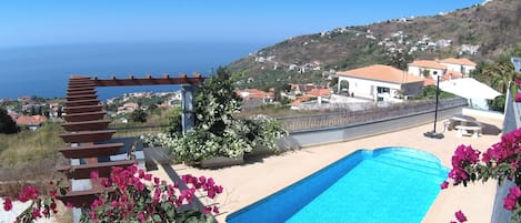 Panoramic view from the pool.