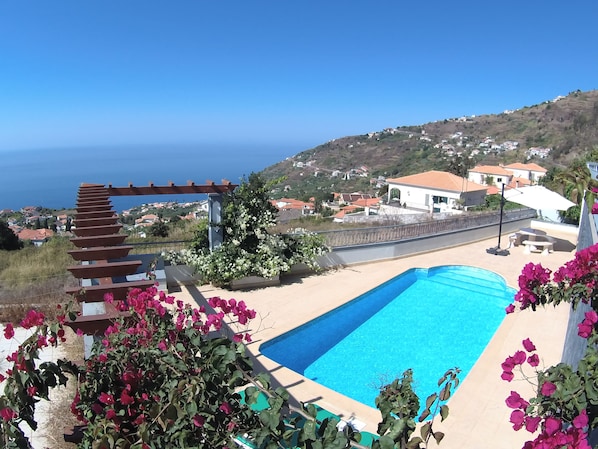 Panoramic view from the pool.