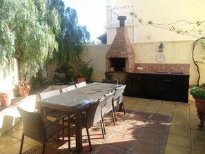 Private BBQ area