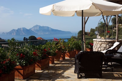 Villa Luisa, herrliche Panorama-Villa mit Blick auf Capri