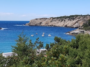 View on the sea from the house