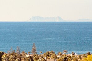 Views at Gibraltar and Africa from the terrace