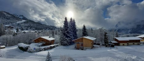 Vue du balcon - hiver