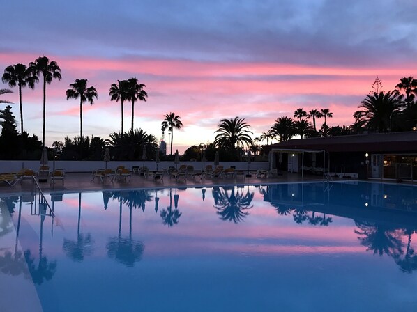 Swimming pool of the Apartment complex