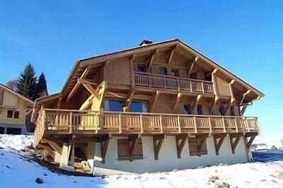 Huge Chalet In Combloux, superb view of Mt Blanc, in Megeve/St Gervais ski area