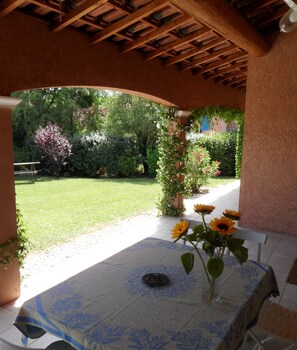 front garden from patio