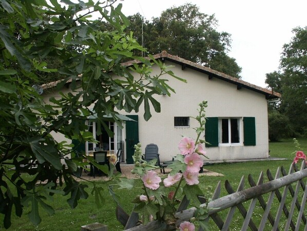 Cottage from pool