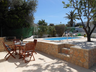 Rustic 2 Bedroom Detached Villa, Private Swimming Pool. Very Close To The Beach.