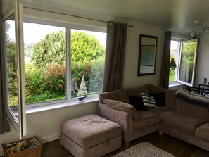 Lovely big lounge windows