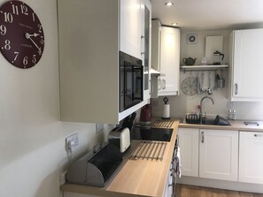 open-plan kitchen with all the mod cons