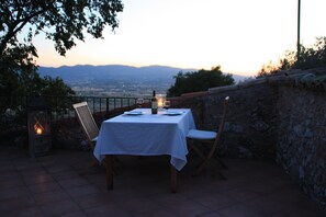 dinner for two on the terrace