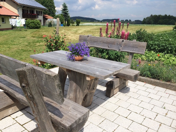 Sitzplatz im Garten