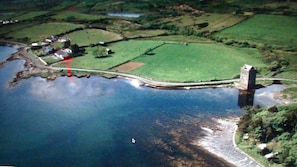 Rockfleet castle and property arrowed