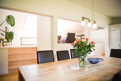 Incomparable apartamento de 4 estrellas en 140m² a 8 personas, Wi-Fi, aislado, gr .. Jardín
