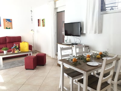 Apartment, solar heated pool, ideal for families!