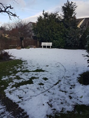 Garten im Winter