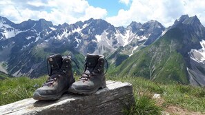 beim wandern in unseren Bergen 