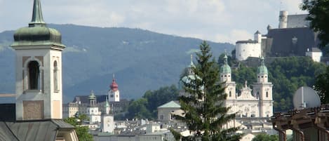 YOUR view from the lounge towards the Old Town - just a short walk away ...