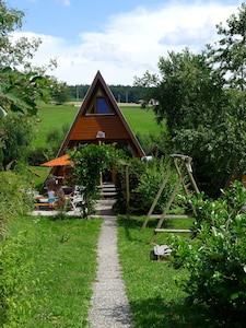 Sunny house in holiday Jägerwiesen am See, Waldkirchen in a quiet location