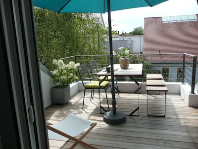 Großzügige Maisonette-Wohnung mit Dachterrasse in idealer Lage