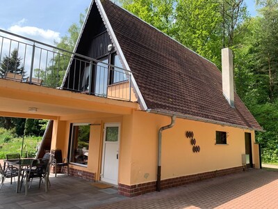 Ferienhaus-Idylle mitten im Thüringer Wald