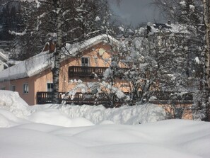 Unser Haus im Winter