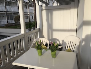 Balkon mit Nachmittagssonne