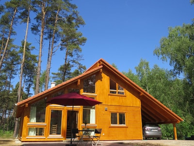 Your house on the lake with a fireplace, sauna and bathing area nearby!