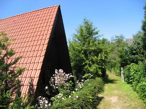 Weg zum Ferienhaus