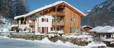 Das Landhaus im Winter