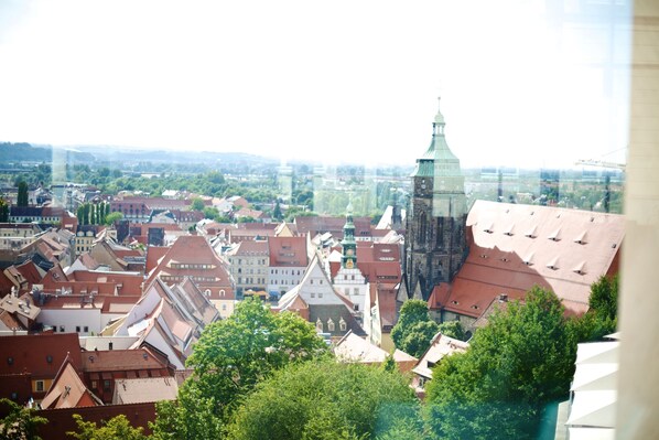 Ausblick auf die Pirnaer Altstadt von der 