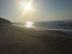 Sonnenuntergang Naturstrand