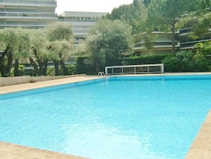 The large pool of the residence