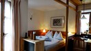 Der Schlafbereich mit Doppelbett