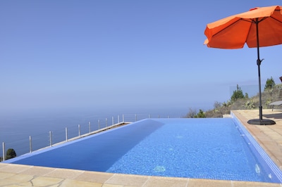  Casa Tabladito mit  beheizbarem Pool und phantastischem Meerblick.