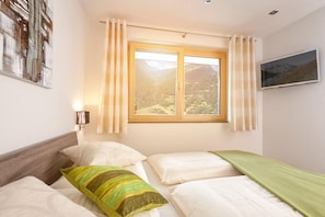 Schlafzimmer mit Ausblick