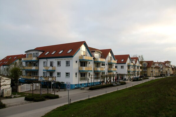 Residenz am Strand Foto vom Deich