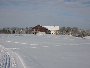 Ferienhaus mit Langlaufloipe