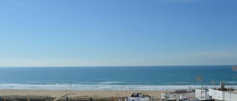 Vista a la playa o el mar