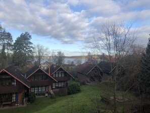 Ausblick aus dem vorderen Schlafzimmer