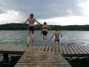 Badestelle am Campingplatz