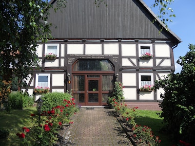 Hermosa casa de vacaciones con entramado de madera en el país de las hadas Reinhardswald, 220 m², WiFi