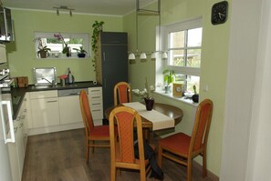 Kitchen and dining corner