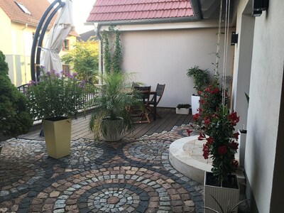 Beautiful apartment with furnished terrace near Weimar