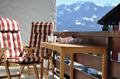 Modern-gemütliche Wohnung im Alpstyle mit Südbalkon