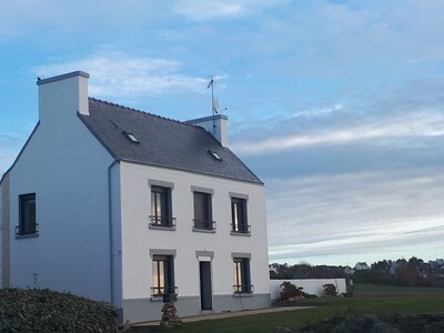 Ferienhaus mit Panoramablick auf Meer