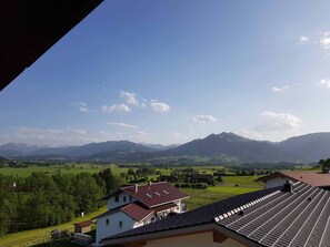 Blick vom Balkon aus