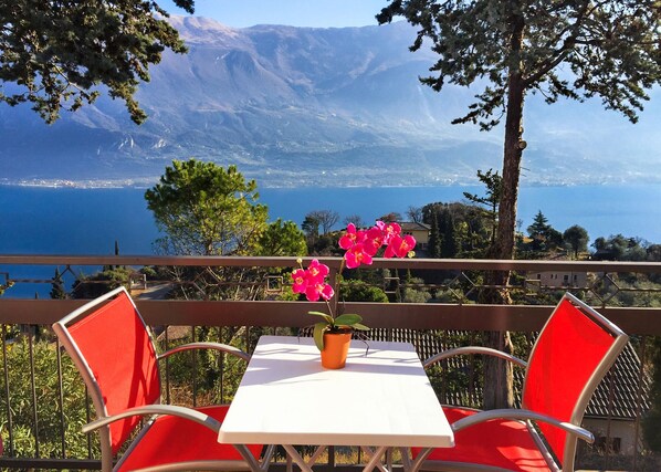 Wunderbarer Ausblick vom Balkon