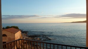 Blick vom Balkon - vue du balcon - Morning view f. balcony